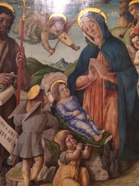 A slab of a baby by a Paduan painter, possibly Prospero da Piazzola (late 15th century).