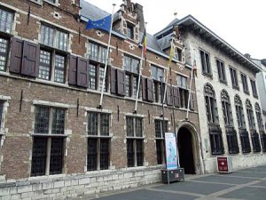 The exterior of Rubens' house.