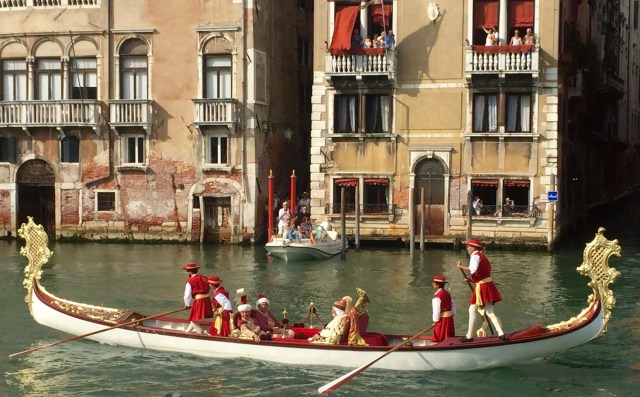 The Doge and Dogaressa in their finery.