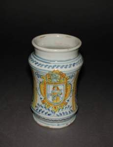 A small pharmacy jar from (Credit: the Fitzwilliam Museum, Cambridge)