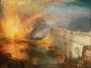 Turner, 'The Burning of the Houses of Lords and Commons', 1834. (Credit: Philadelphia Museum of Art)
