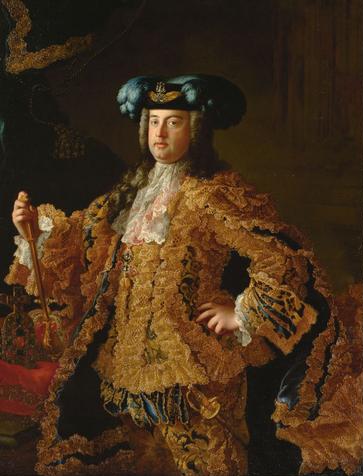 Francis Stephen of Lorraine, later Grand Duke of Tuscany and Holy Roman Emperor, by Martin van Meytens, 1745. (Credit: Kunsthistorisches Museum, Vienna)